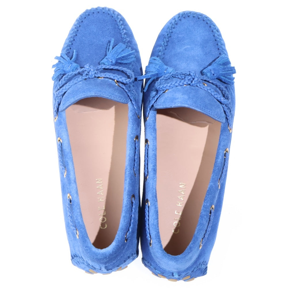 COLE HAAN(コール ハーン) ジセラ ドライバー スエードレザー シューズ ブルー レディース