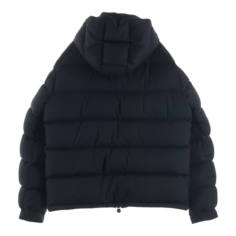 MONCLER(モンクレール) 20AW MONTGENEVRE モンジュネーブル アームロゴデザイン フーデッド ジップアップ ダウンジャケット ブラック J20911A53700 54272