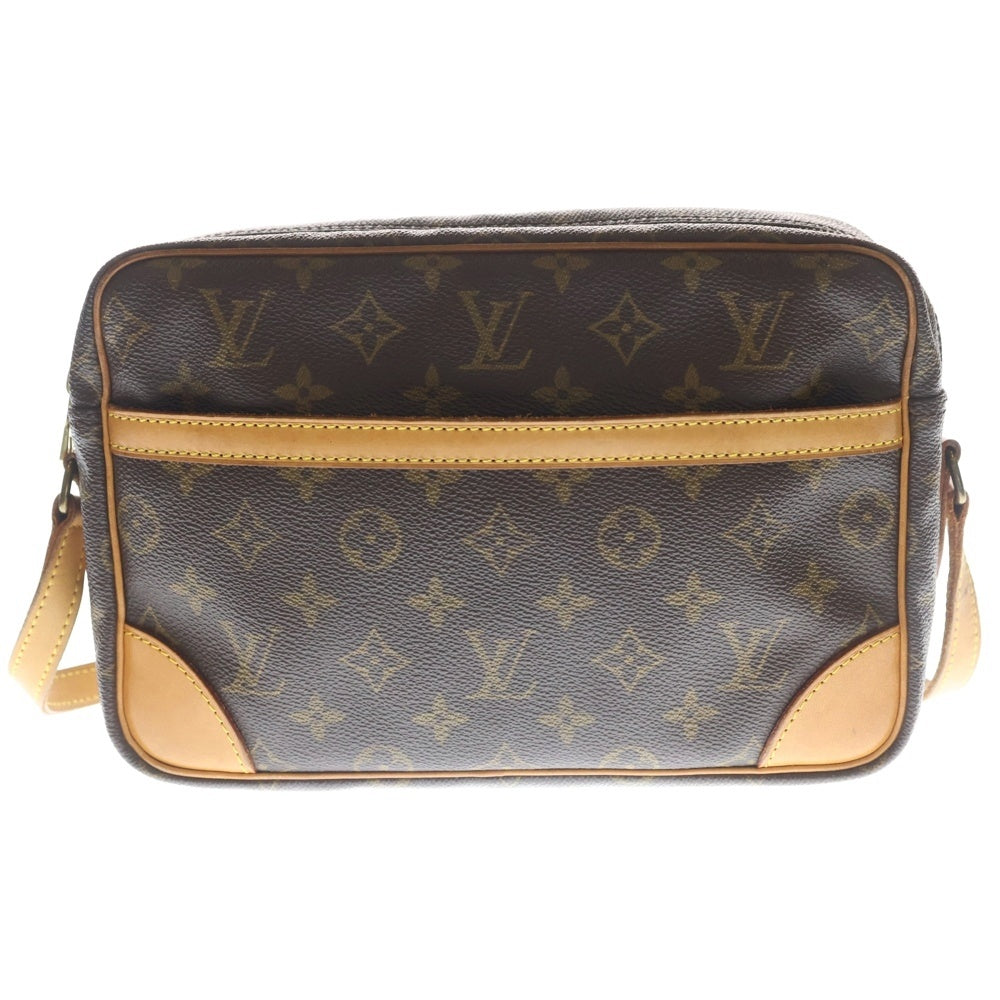 LOUIS VUITTON(ルイヴィトン) トロカデロ27 モノグラム PVC レザー ショルダーバッグ ゴールド金具 ブラウン M51274 レディース