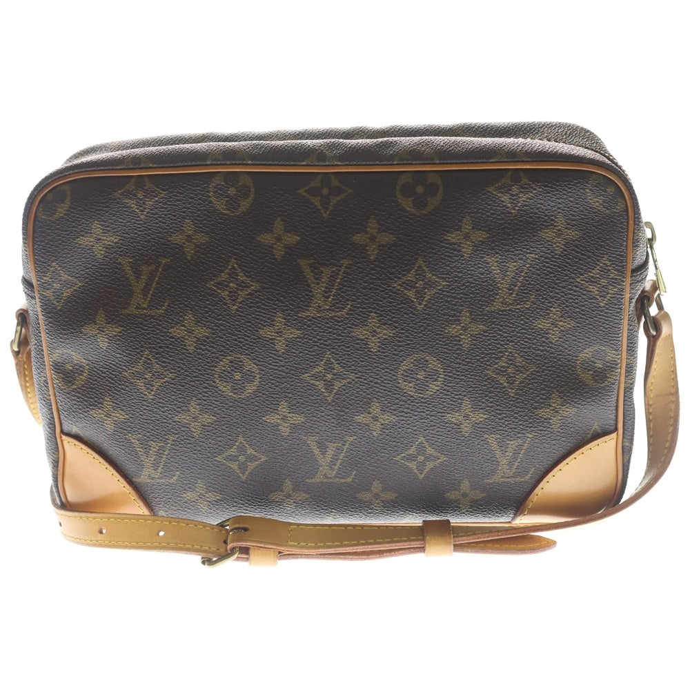 LOUIS VUITTON(ルイヴィトン) トロカデロ27 モノグラム PVC レザー ショルダーバッグ ゴールド金具 ブラウン M51274 レディース