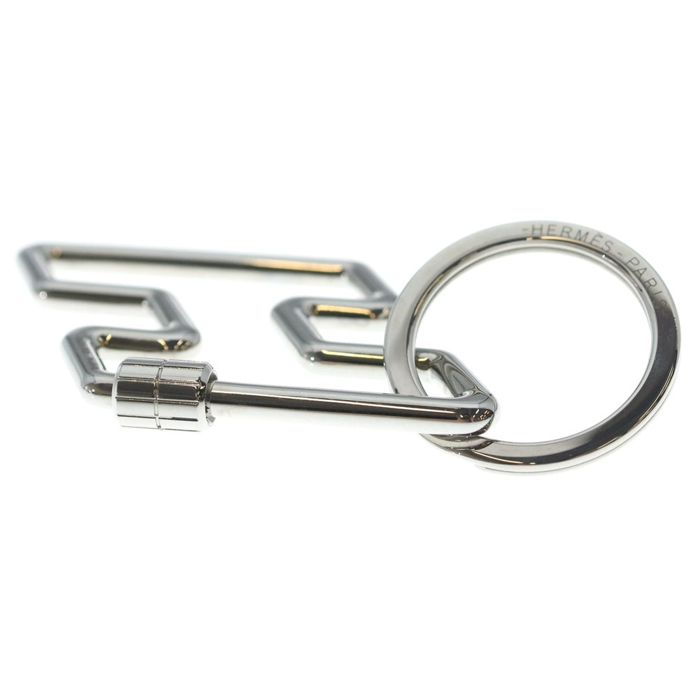 HERMES(エルメス) H トゥ スピード キーリング バッグチャーム キーホルダー シルバー SV