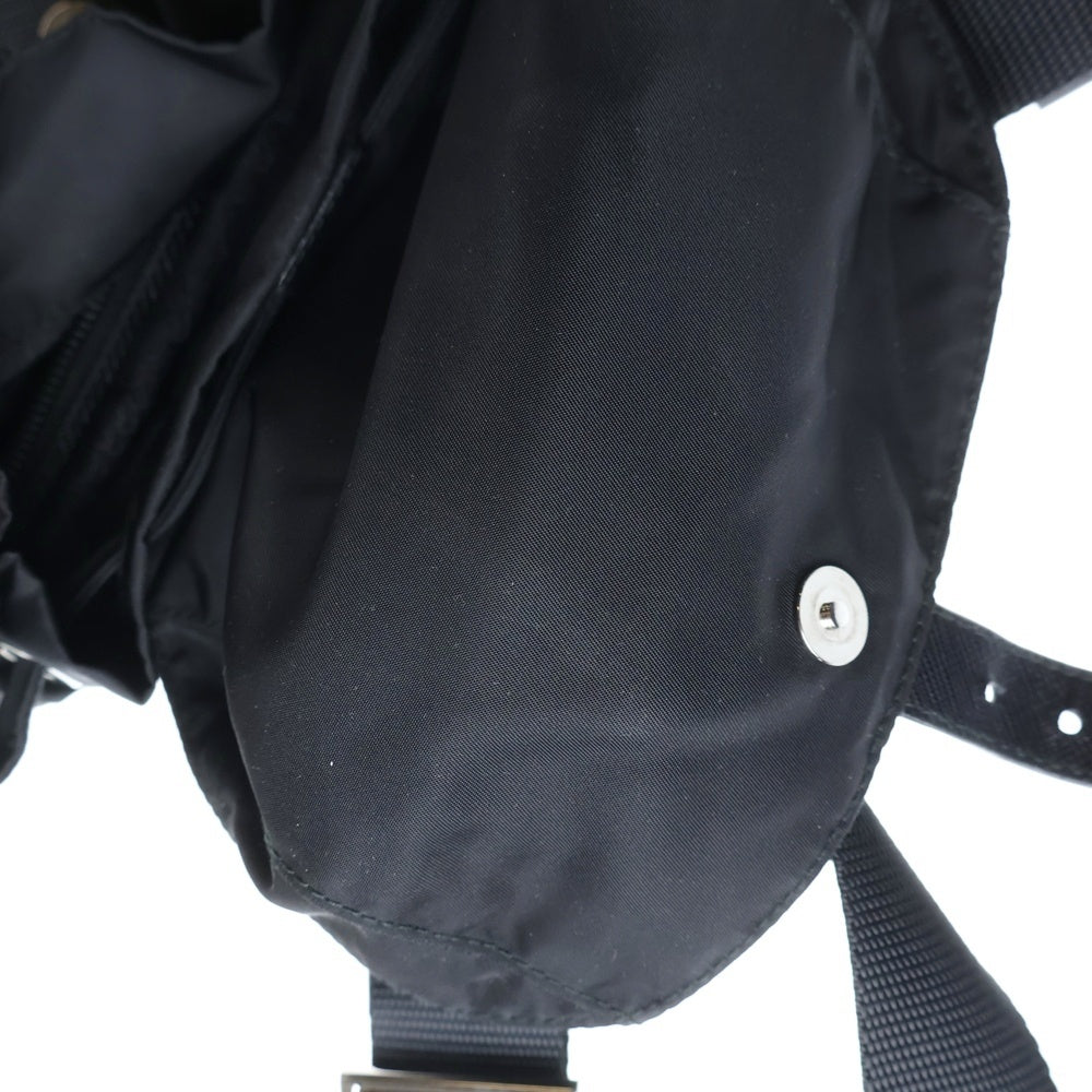 PRADA(プラダ) テスート バックパック ブラック ナイロン バックパック リュック 1BZ677 レディース