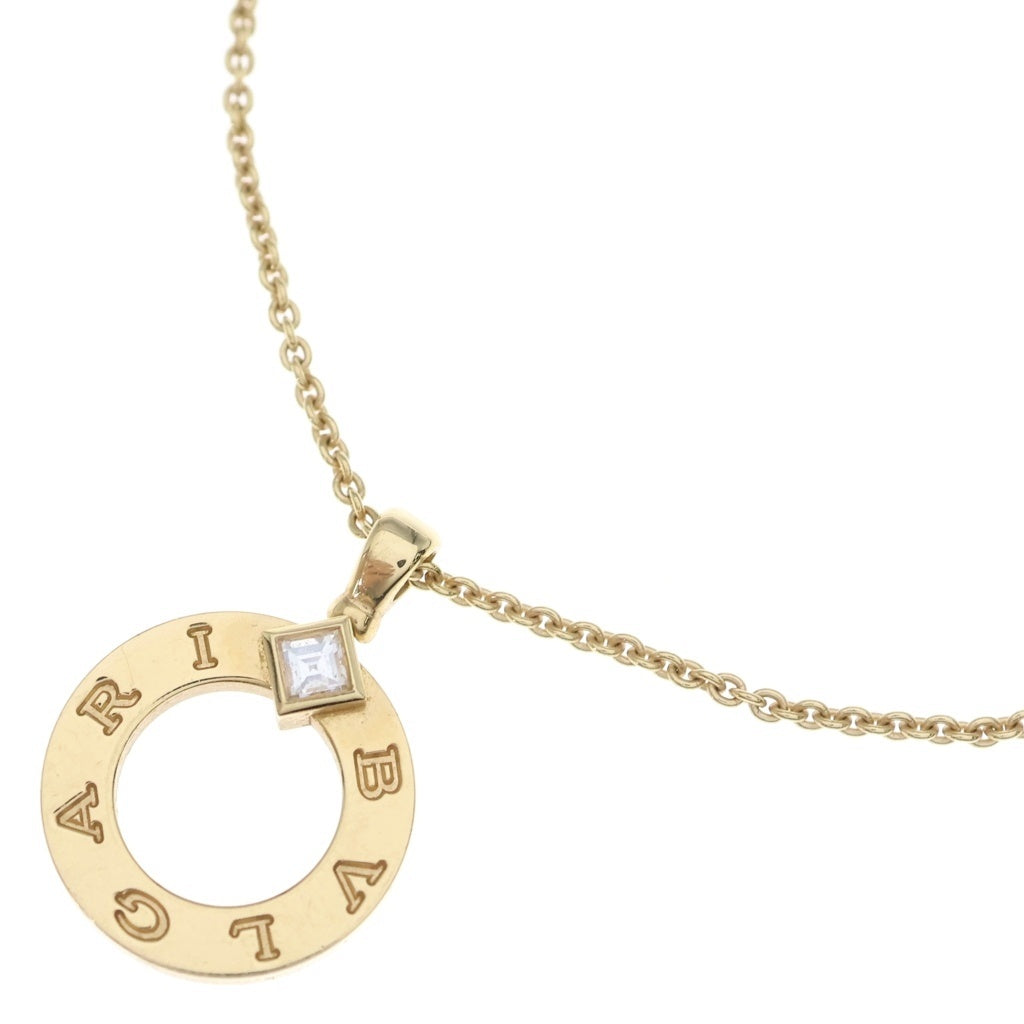BVLGARI(ブルガリ) ブルガリブルガリ 1PDダイヤ ネックレス K18 Au750 YG イエローゴールド ACVL70 レディース