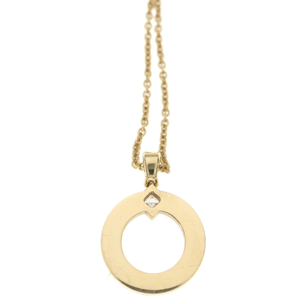 BVLGARI(ブルガリ) ブルガリブルガリ 1PDダイヤ ネックレス K18 Au750 YG イエローゴールド ACVL70 レディース