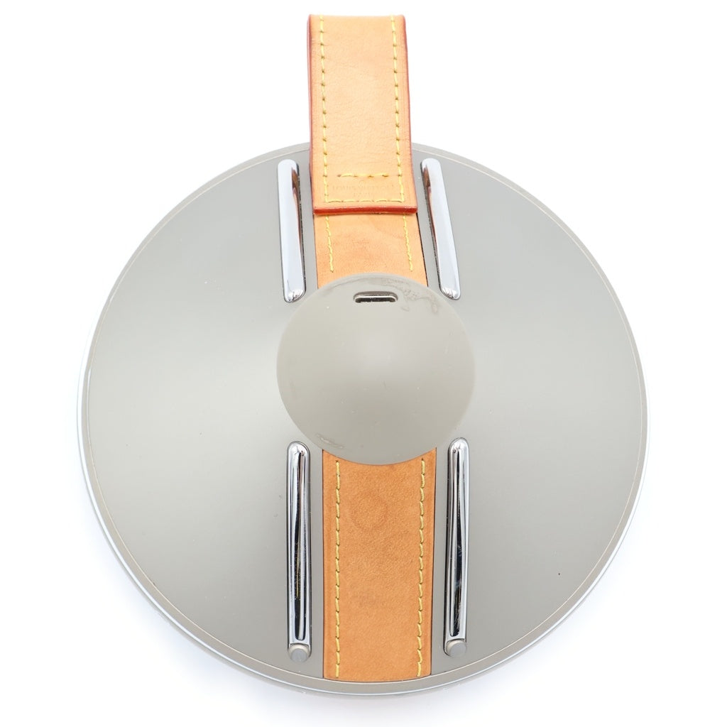LOUIS VUITTON(ルイヴィトン) ナノグラム スピーカー コッパー シルバー SV レザー QAE020