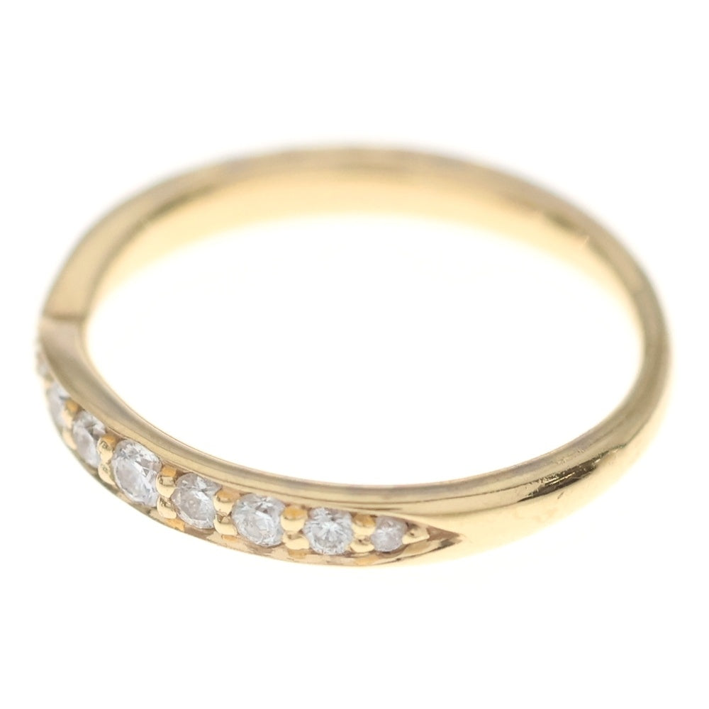 TIFFANY & Co.(ティファニー) ハーモニー ハーフエタニティ ダイヤ リング Au750 K18 YG イエローゴールド 指輪 レディース