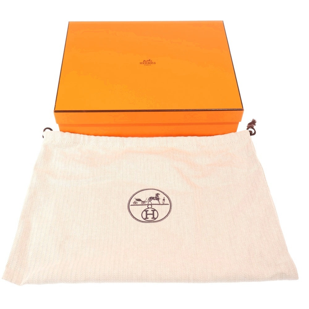 HERMES(エルメス) ケリーデペッシュ25 ゴールド クラッチバッグ ケース ブラウン トリヨンクレマンス W刻印 シルバー金具 レディース