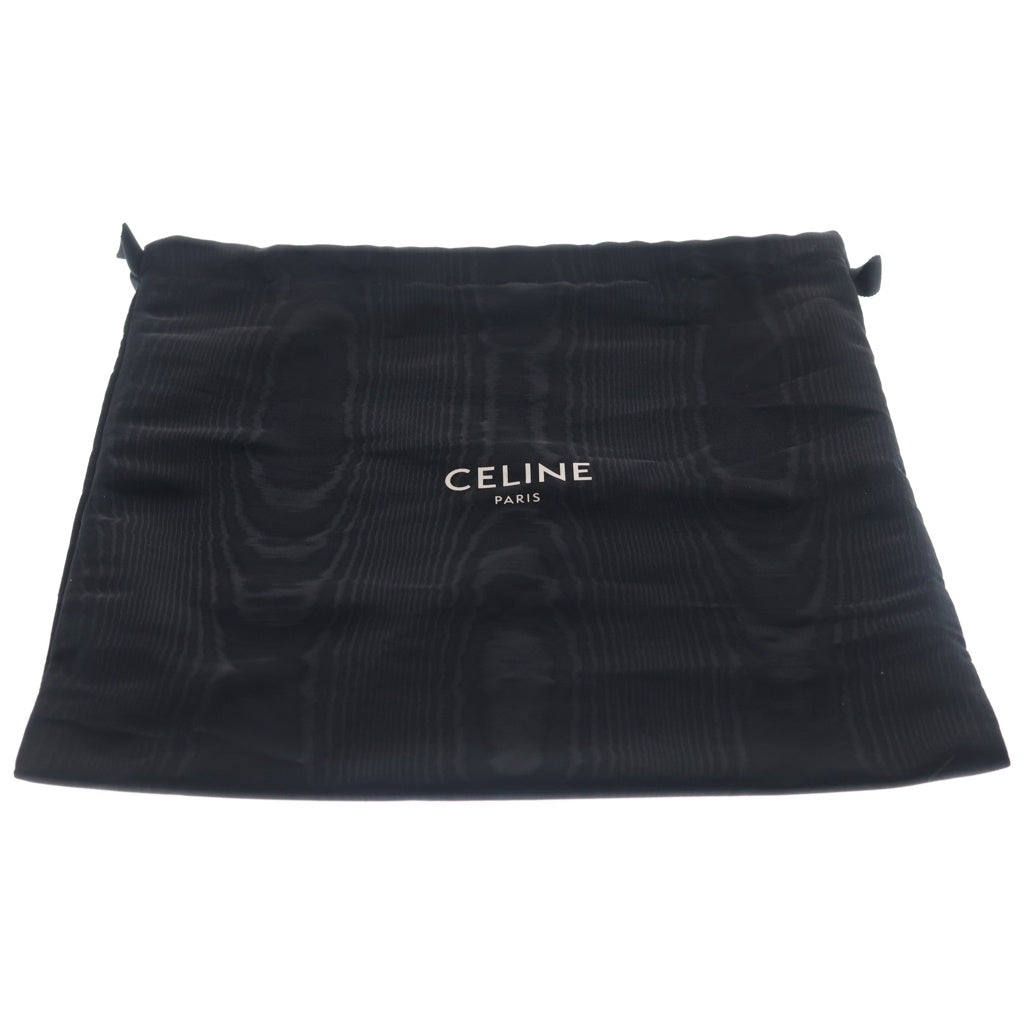 CELINE(セリーヌ) ビッグバケットバッグ ハンドバッグ ライトグリーン レザー シルバー金具 レディース