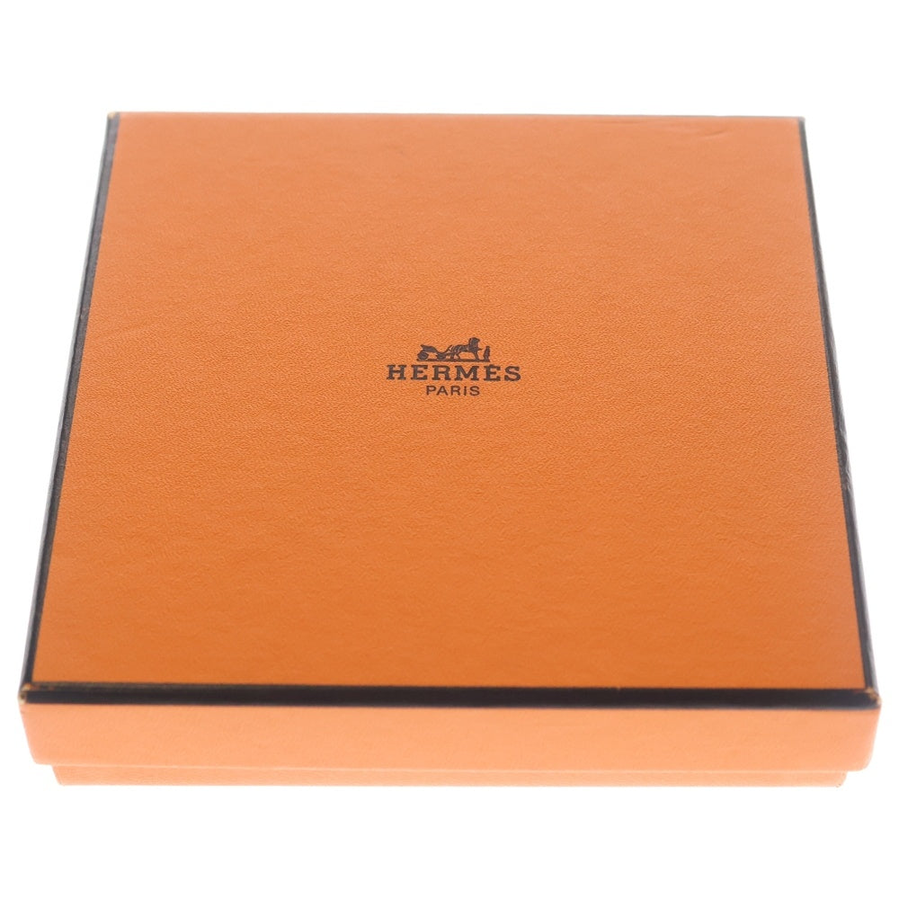 HERMES(エルメス) コンスタンス レザーベルト ブラウン×ブラック ボックスカーフ #65 シルバー金具 □E刻印 レディース
