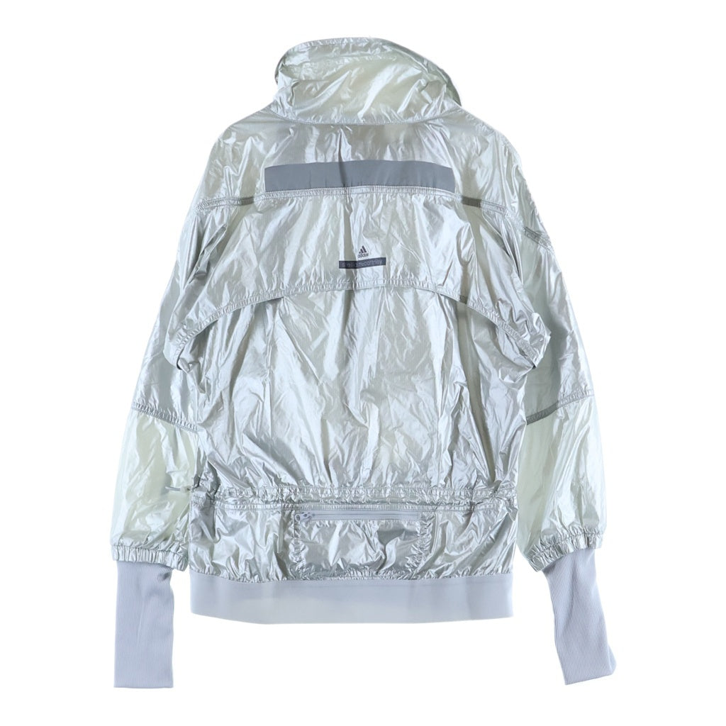 adidas(アディダス) ギミックナイロンジャケット シルバー #M レディース
