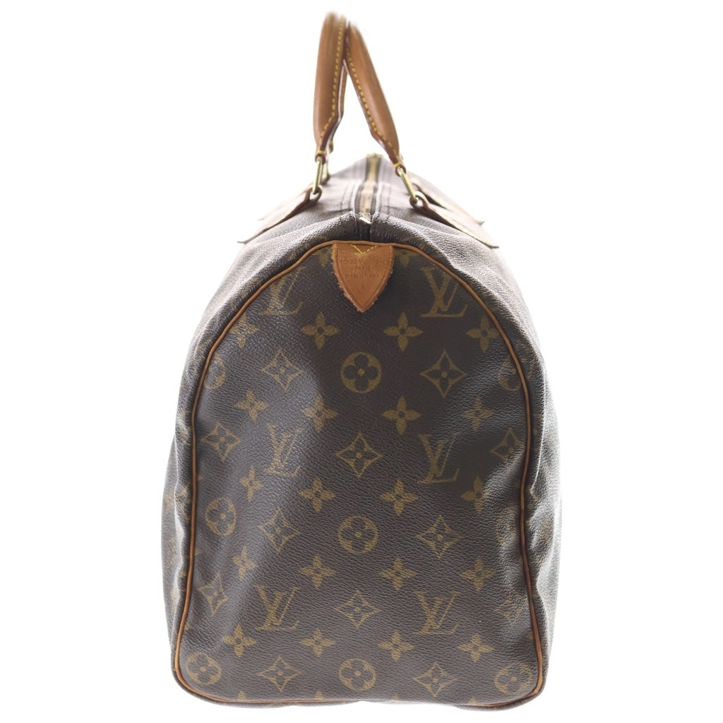 LOUIS VUITTON(ルイヴィトン) モノグラム スピーディ40 ハンドバッグ ボストンバッグ ブラウン レザー×PVC M41522 ゴールド金具 レディース