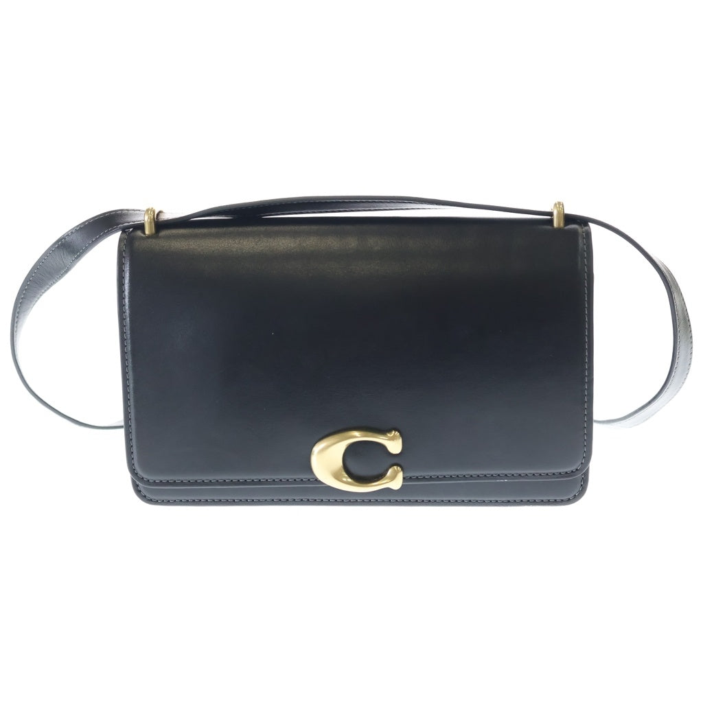 COACH(コーチ) バンディット ショルダーバッグ ミニバッグ ブラック レザー ゴールド金具 レディース