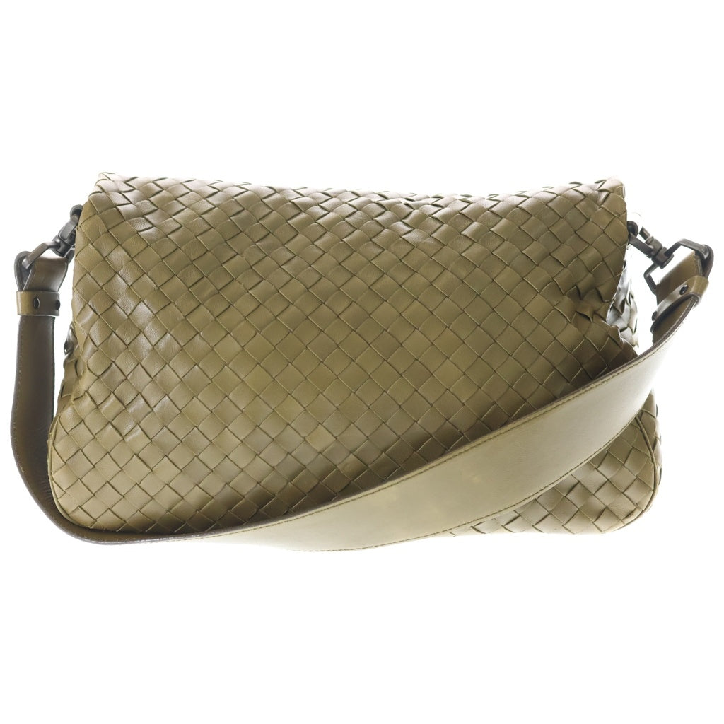 BOTTEGA VENETA(ボッテガヴェネタ) イントレチャート ワンショルダーバッグ オリーブ グリーン レザー レディース
