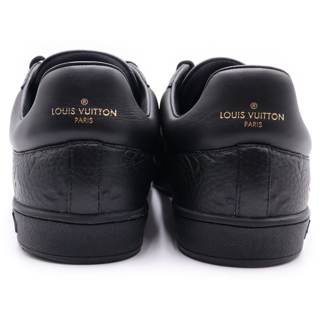 LOUIS VUITTON(ルイヴィトン) モノグラムアンプラント ルクセンブルク ラインスニーカー ブラック レザー #8 FA0251
