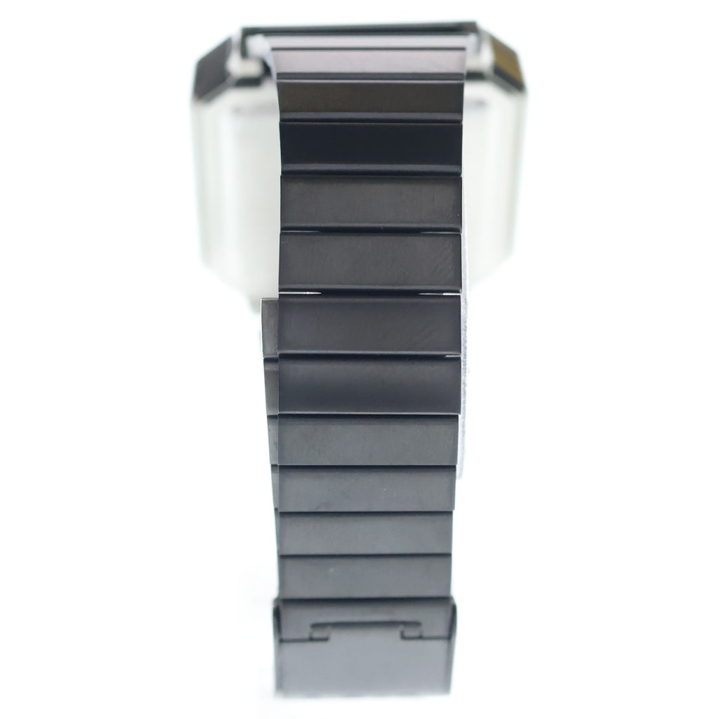 CASIO(カシオ) アナデジ スタンダード 復刻モデル デジタル文字 クォーツウォッチ 腕時計 シルバー/ブラック A100WE-1AJF