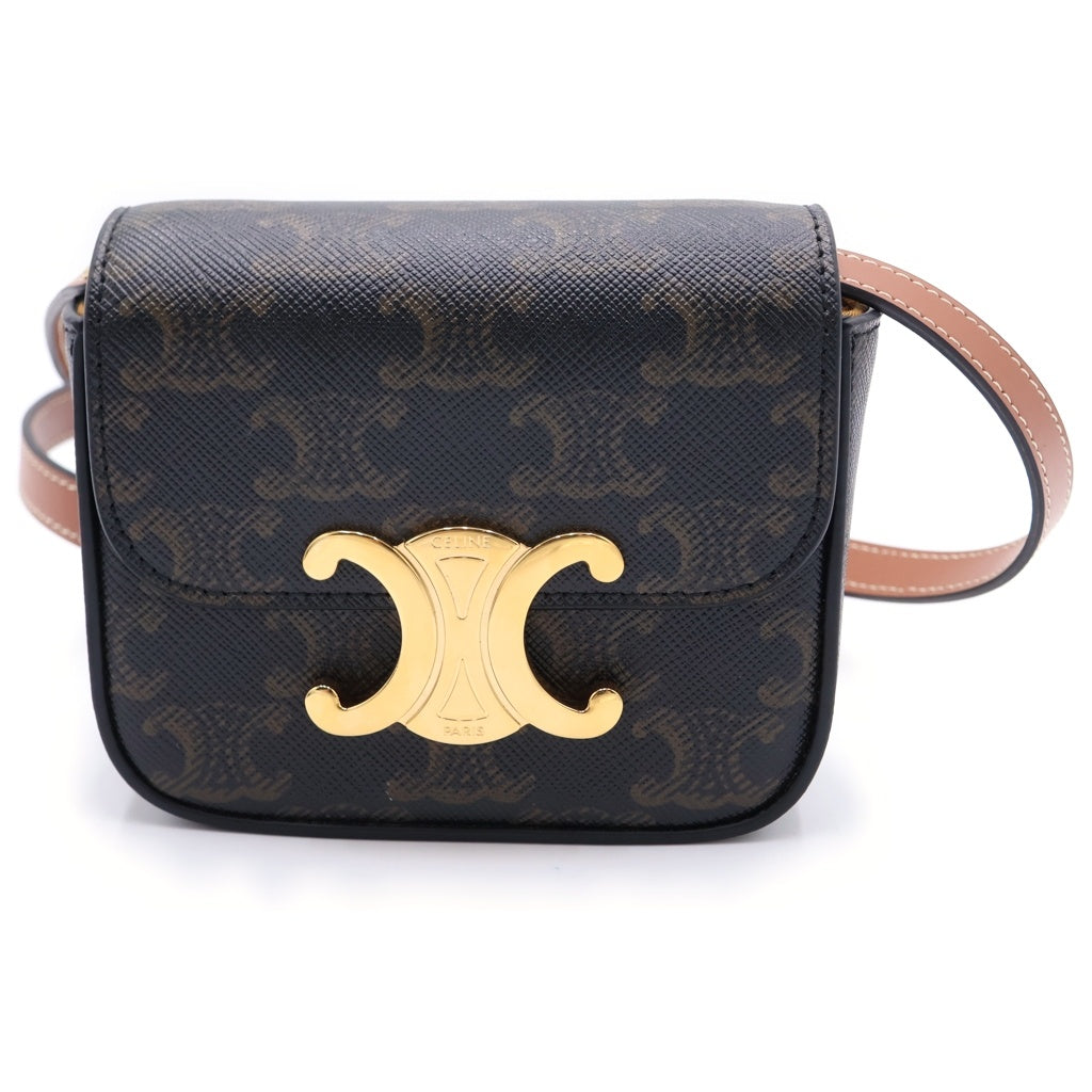 CELINE(セリーヌ) ミニ クロード トリオンフ ミニバッグ ショルダー 