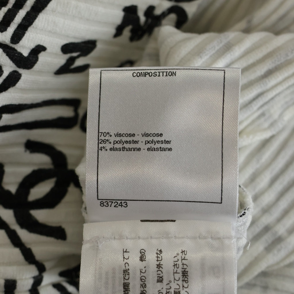 CHANEL(シャネル) ココマーク カメリア グラフィックTシャツ ホワイト コットン #34 P61888V47215 レディース