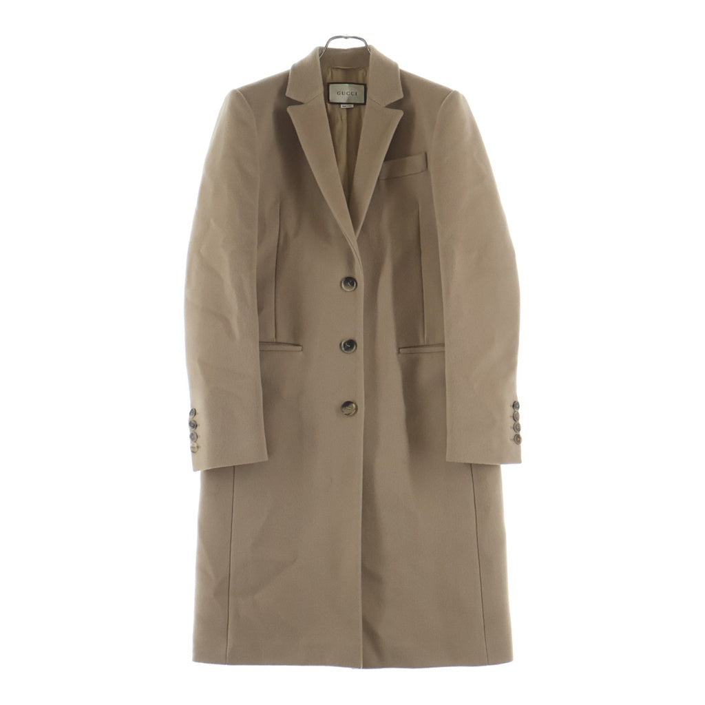 GUCCI(グッチ) ウールチェスターコート ベージュ #44 レディース
