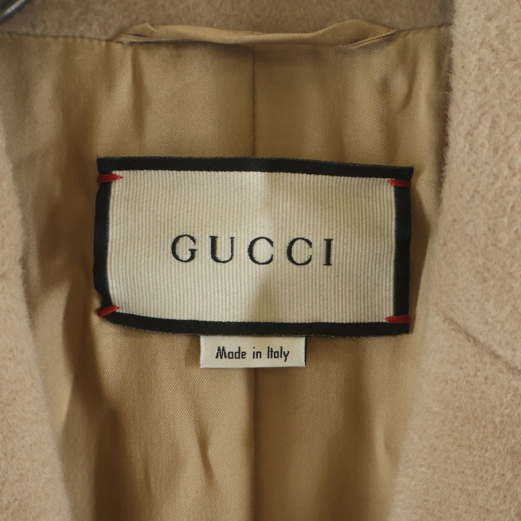 GUCCI(グッチ) ウールチェスターコート ベージュ #44 レディース