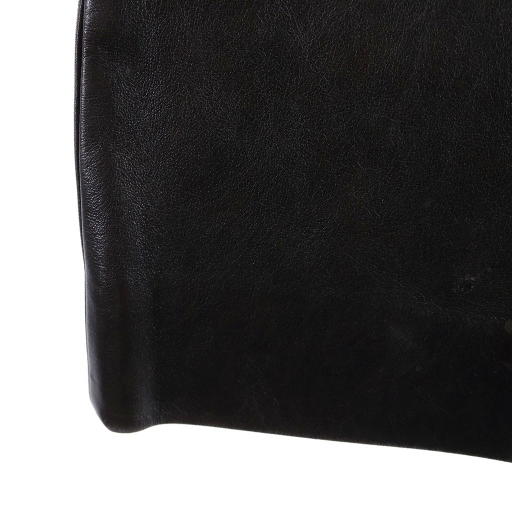 CHANEL(シャネル) ■ココボタン ストレートパンツ ブラウン レザー レディース