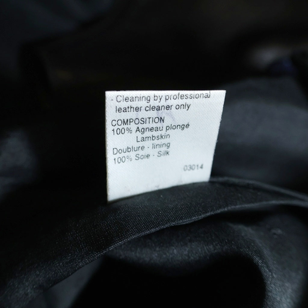 CHANEL(シャネル) ■ココボタン ストレートパンツ ブラウン レザー レディース