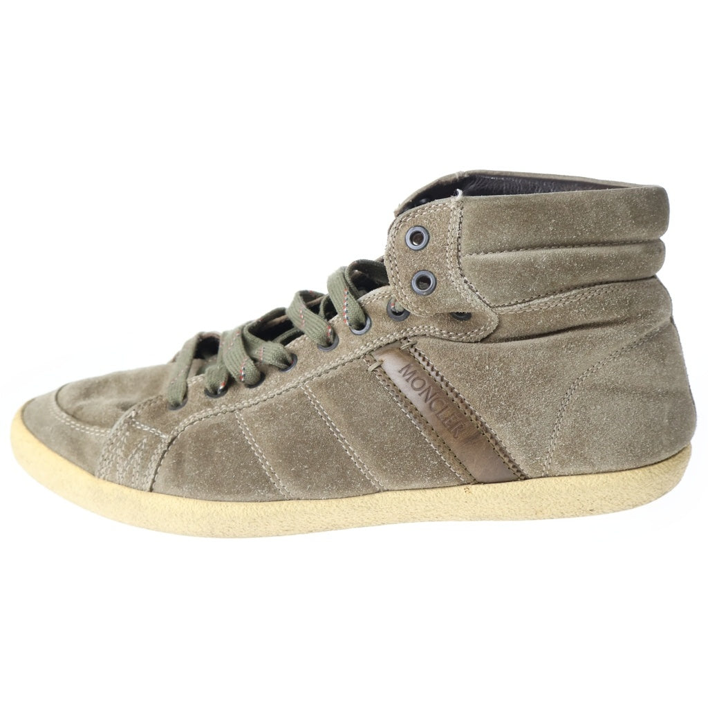 MONCLER(モンクレール) ハイカット スエード スニーカー カーキ #44