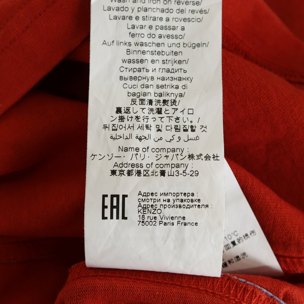 KENZO(ケンゾー) 袖ロゴ Tシャツ レッド #XS F952TS783985 レディース