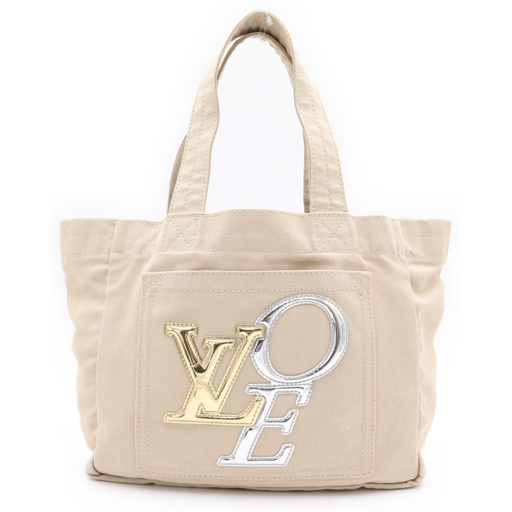 LOUIS VUITTON(ルイヴィトン) ザッツラブ トートPM ハンドバッグ アイボリー キャンバス M95468 レディース
