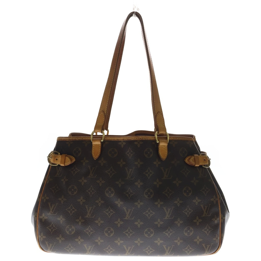 LOUIS VUITTON(ルイヴィトン) モノグラム バティニョール・オリゾンタル M51154 ブラウン PVC トートバッグ レディース