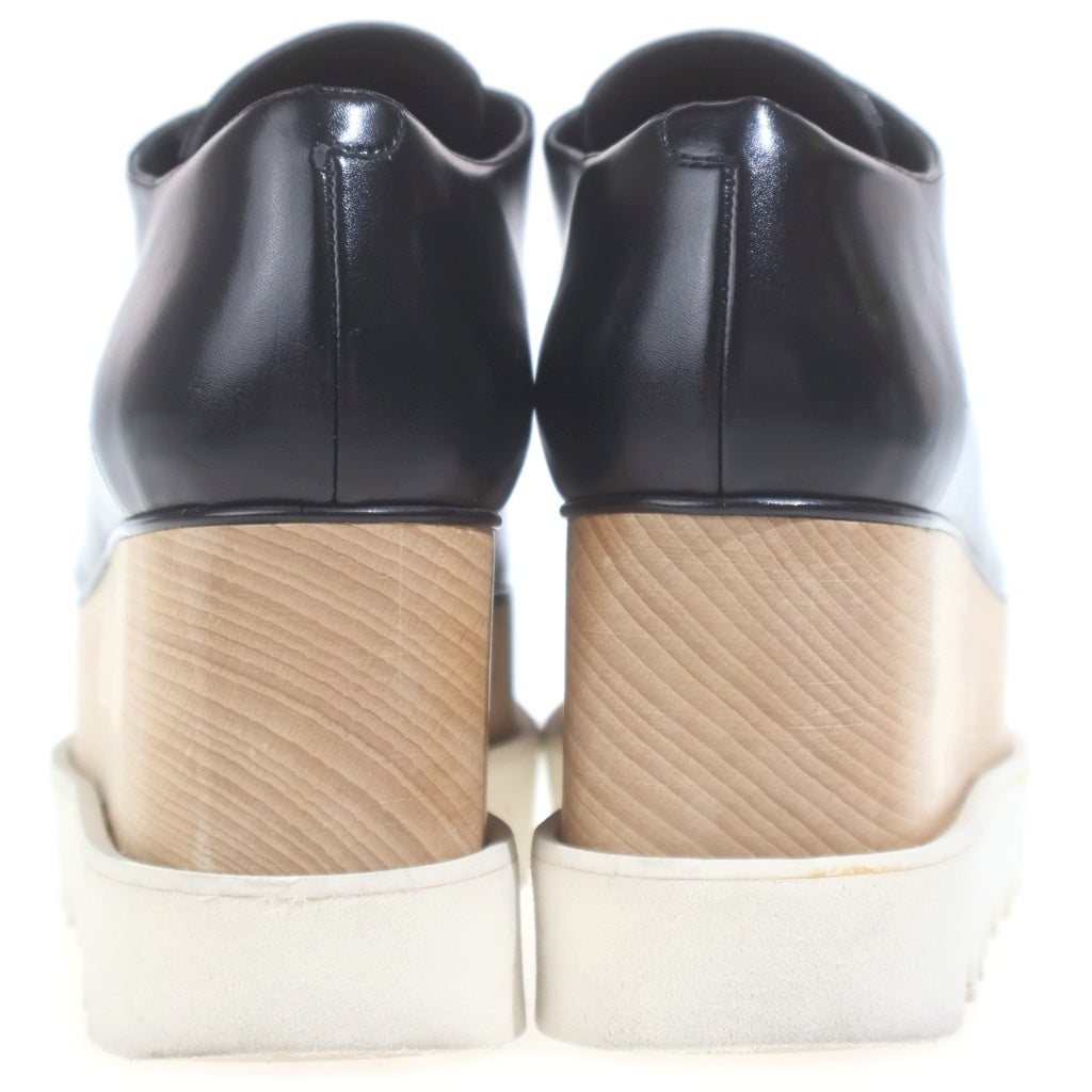 STELLA McCARTNEY(ステラマッカートニー) エリス 厚底 レースアップ スニーカー ブラック #36 363997 レディース