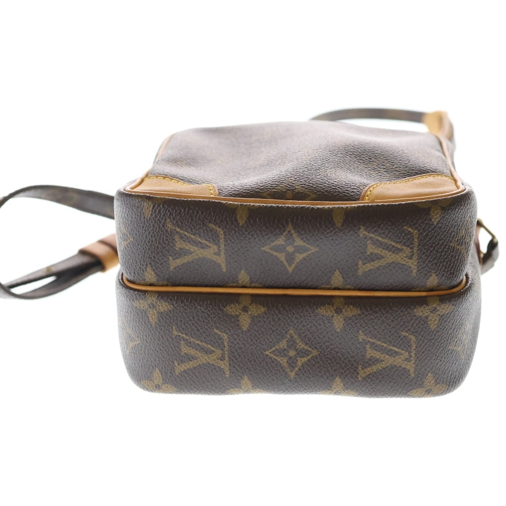LOUIS VUITTON(ルイヴィトン) モノグラム アマゾン ショルダーバッグ ミニバッグ ブラウン レザー×PVC M45236 ゴールド金具