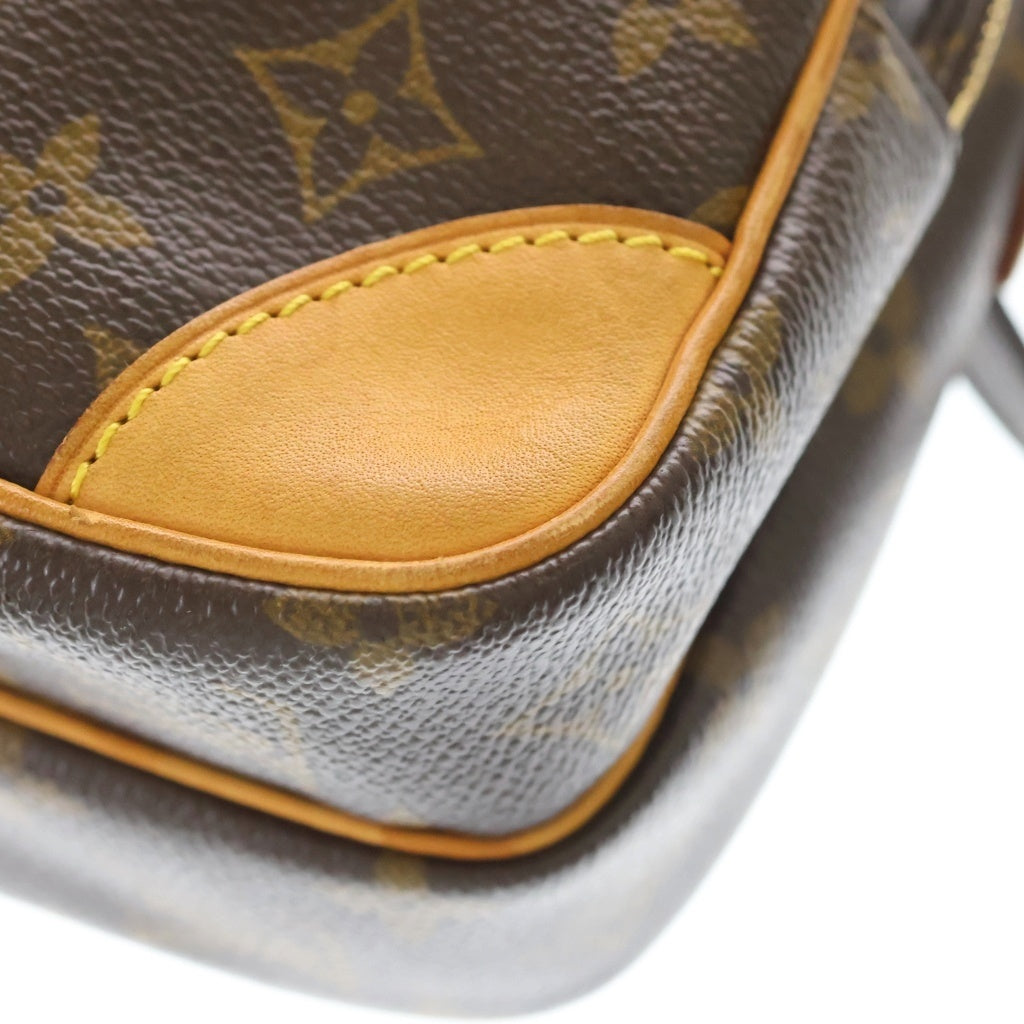 LOUIS VUITTON(ルイヴィトン) モノグラム アマゾン ショルダーバッグ ミニバッグ ブラウン レザー×PVC M45236 ゴールド金具