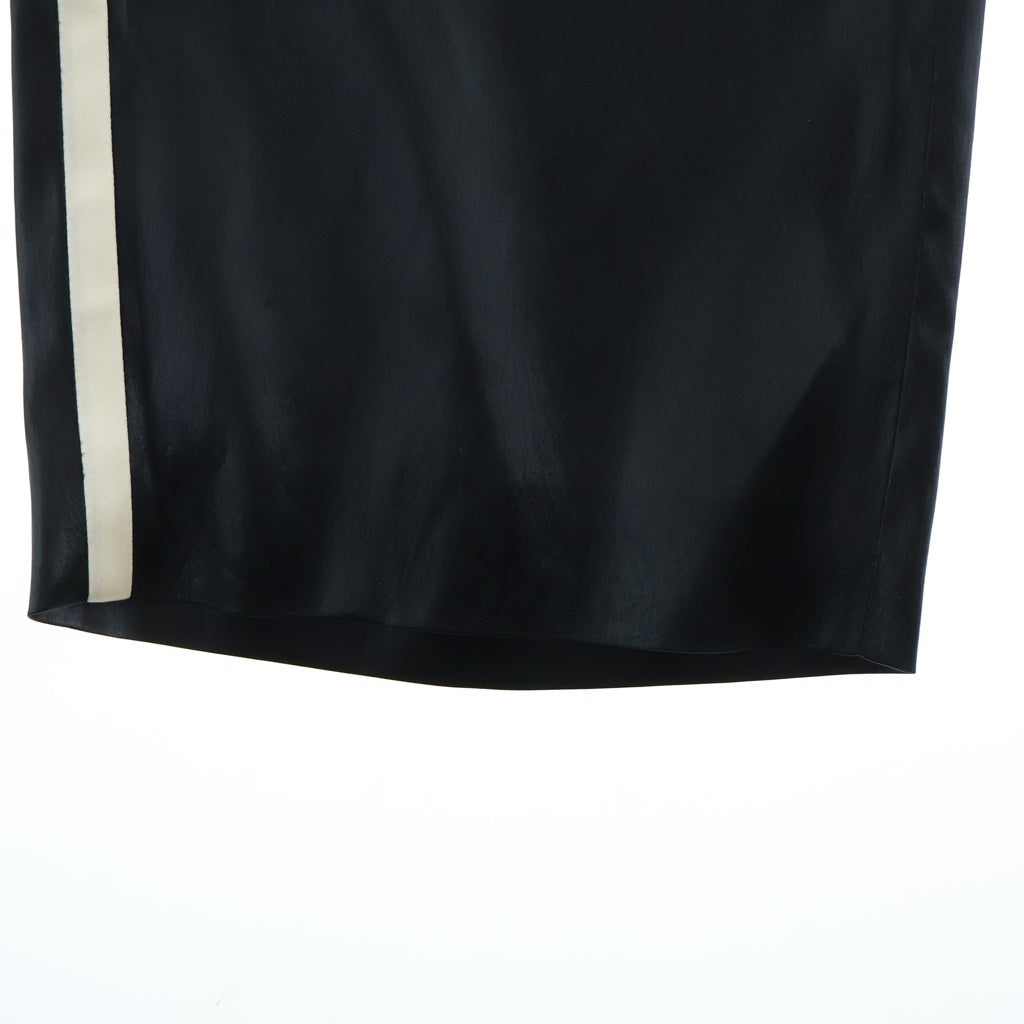 CELINE(セリーヌ) トリオンフ サイドライン シルク混 アセテート トラックパンツ ブラック レディース 2P71A199Q.38NO