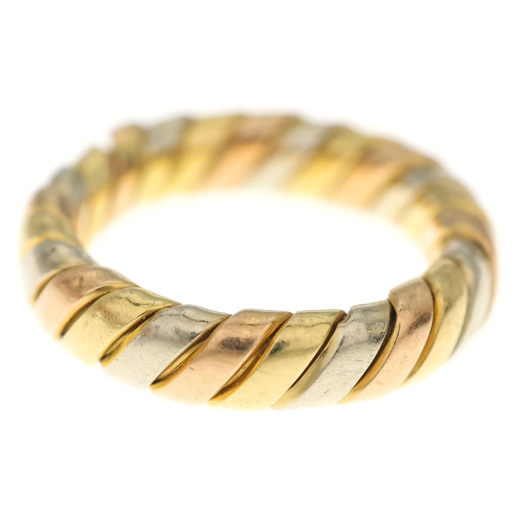 BVLGARI(ブルガリ) トュボガス リング ゴールド×シルバー×ピンクゴールド 750PG×750YG×750SV #9.5 レディース