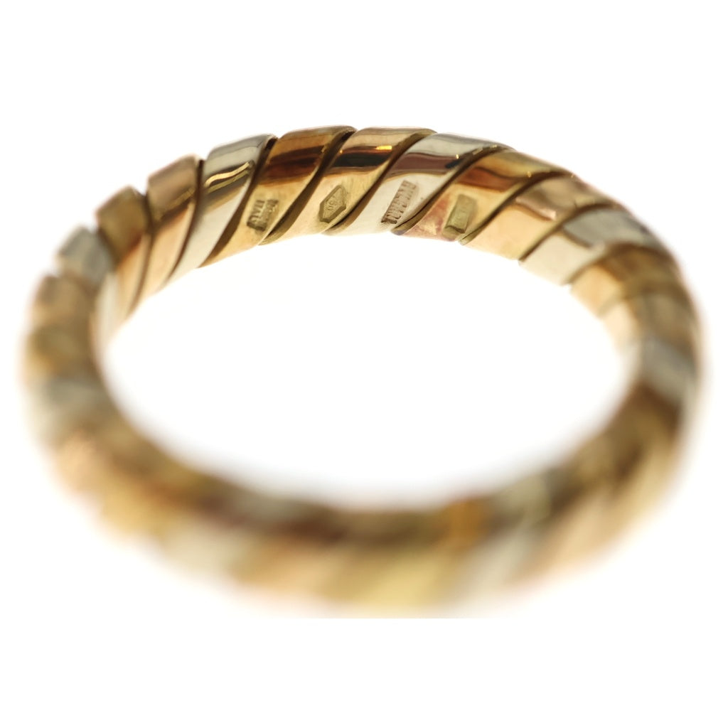 BVLGARI(ブルガリ) トュボガス リング ゴールド×シルバー×ピンクゴールド 750PG×750YG×750SV #14