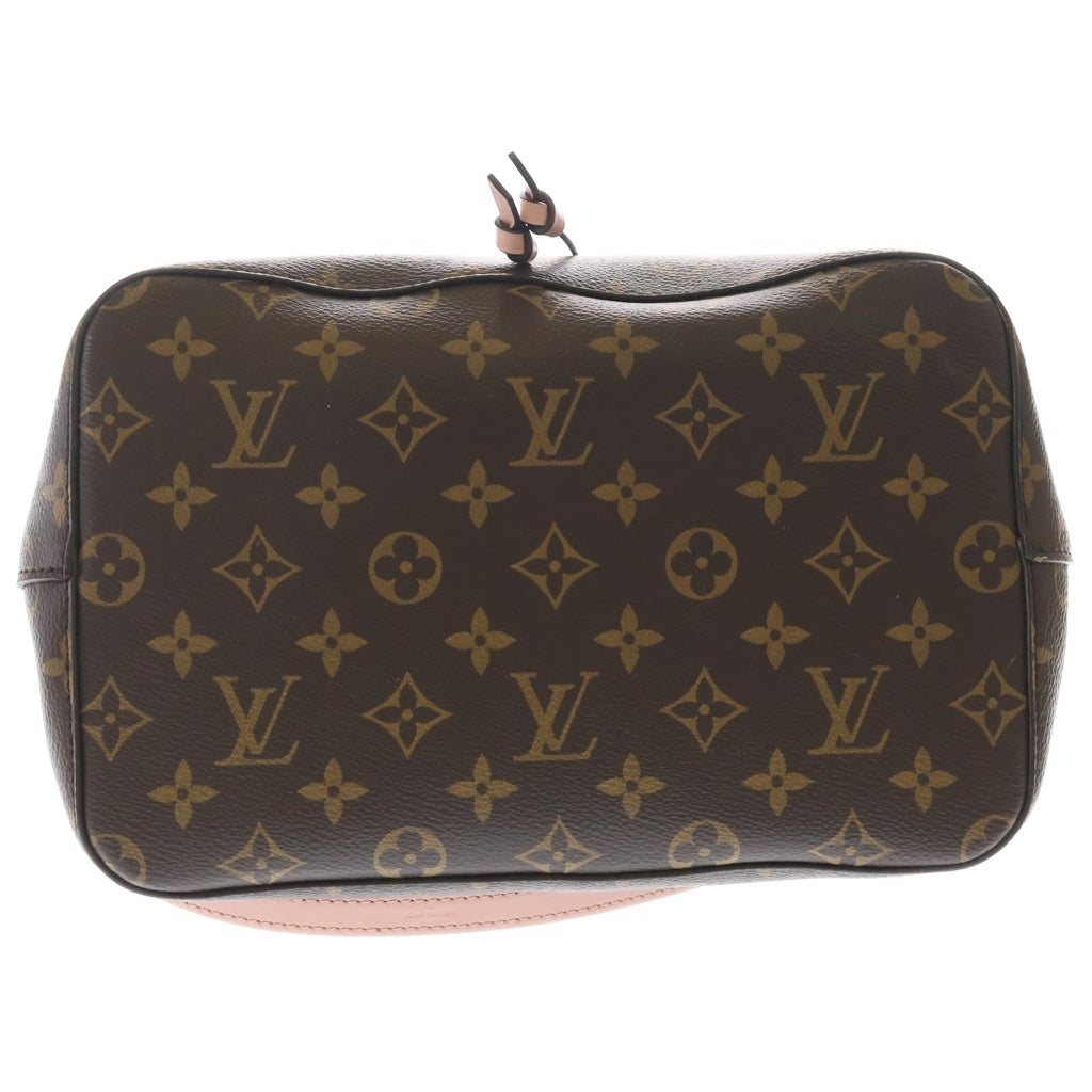LOUIS VUITTON(ルイヴィトン) モノグラム ネオノエ PVC レザー ゴールド金具 ショルダーバッグ トートバッグ M44022 ブラウン/ローズプードル ピンク レディース