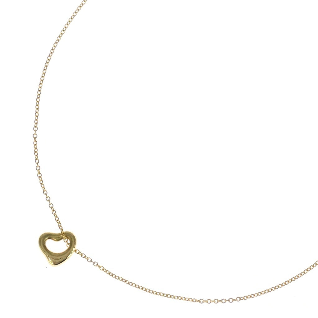 TIFFANY & Co.(ティファニー) オープンハート エクストラミニ Au750 K18YG ネックレス イエローゴールド レディース