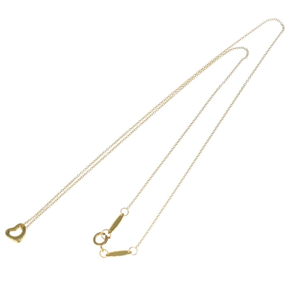 TIFFANY & Co.(ティファニー) オープンハート エクストラミニ Au750 K18YG ネックレス イエローゴールド レディース