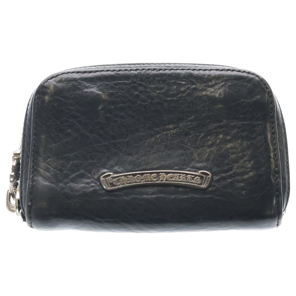 CHROME HEARTS(クロムハーツ) COIN CASE コインケース レザー ダガージップ 財布 ブラック
