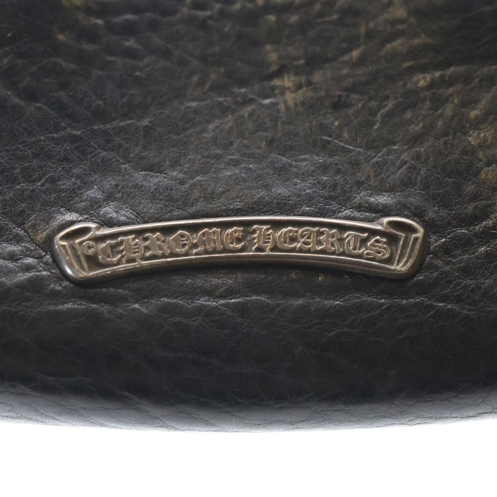 CHROME HEARTS(クロムハーツ) COIN CASE コインケース レザー ダガージップ 財布 ブラック