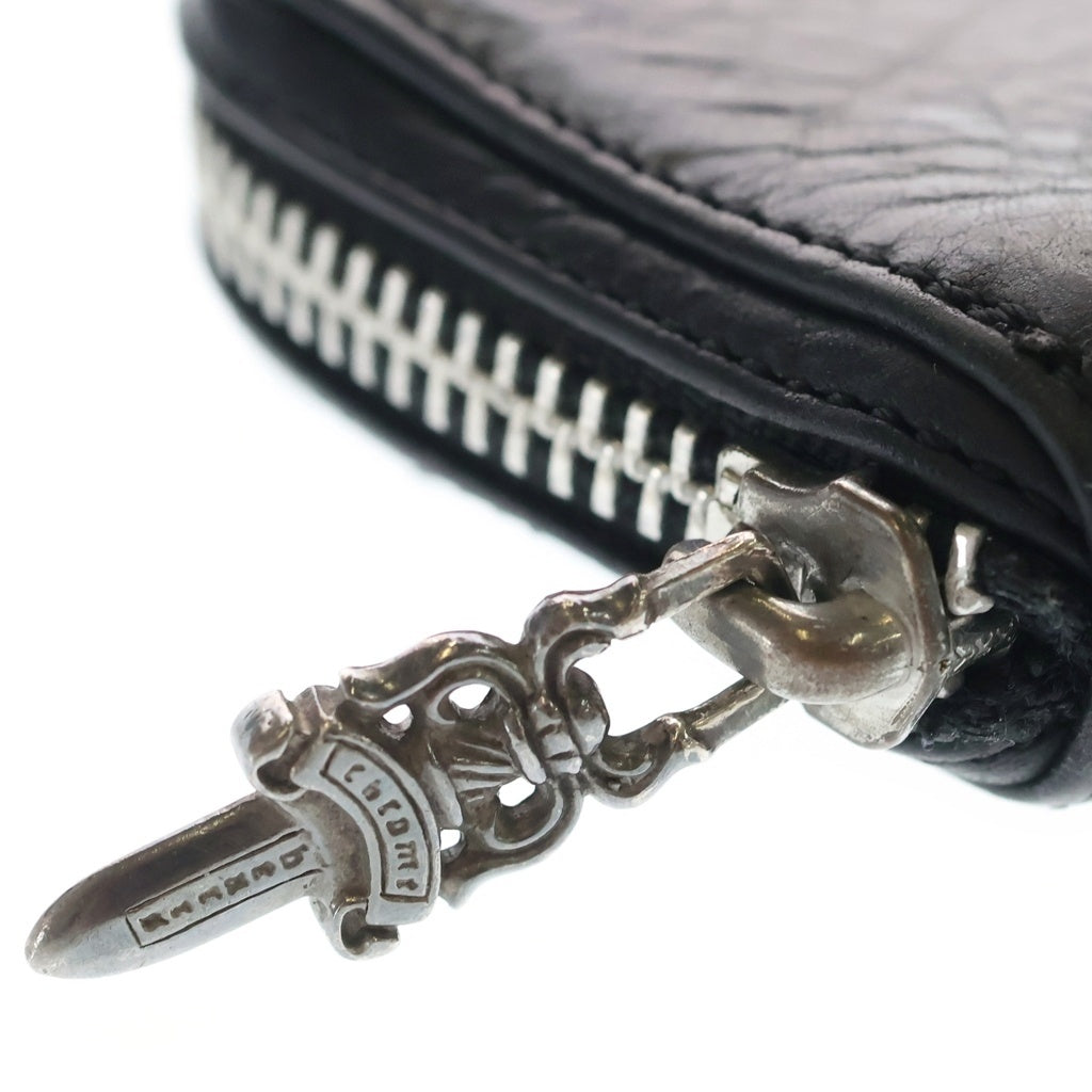 CHROME HEARTS(クロムハーツ) COIN CASE コインケース レザー ダガージップ 財布 ブラック