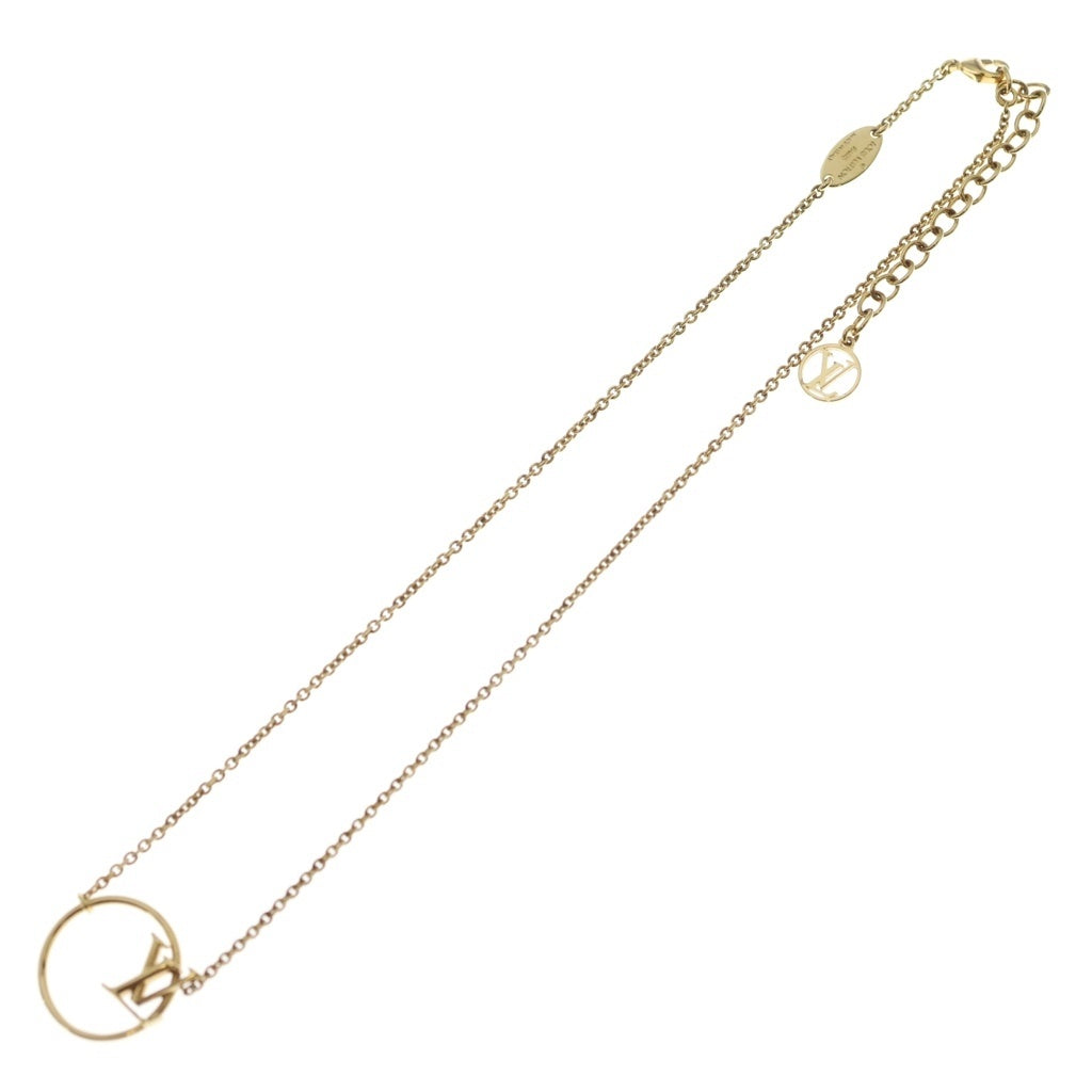 LOUIS VUITTON(ルイヴィトン) コリエ LV エクリプス ネックレス GP ゴールド M00762 レディース
