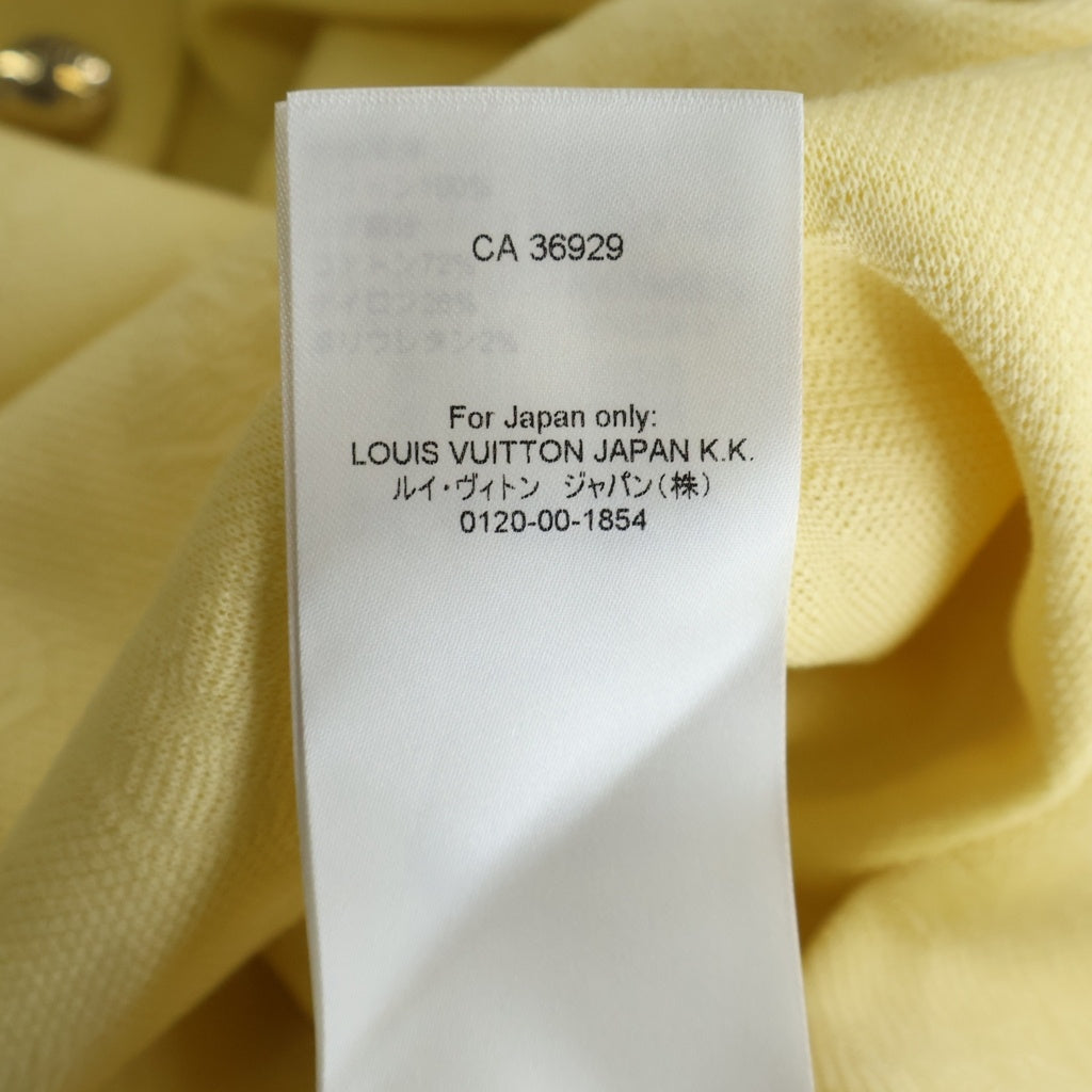 LOUIS VUITTON(ルイヴィトン) モノグラムピケポロドレス ワンピース イエロー コットン RW242WD DYM FRJD15 レディース