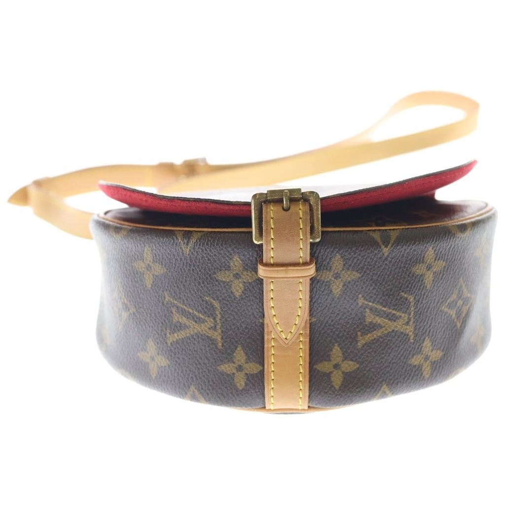 LOUIS VUITTON(ルイヴィトン) モノグラム タンブラン ショルダーバッグ ブラウン レザー×PVC M51179 ゴールド金具 レディース