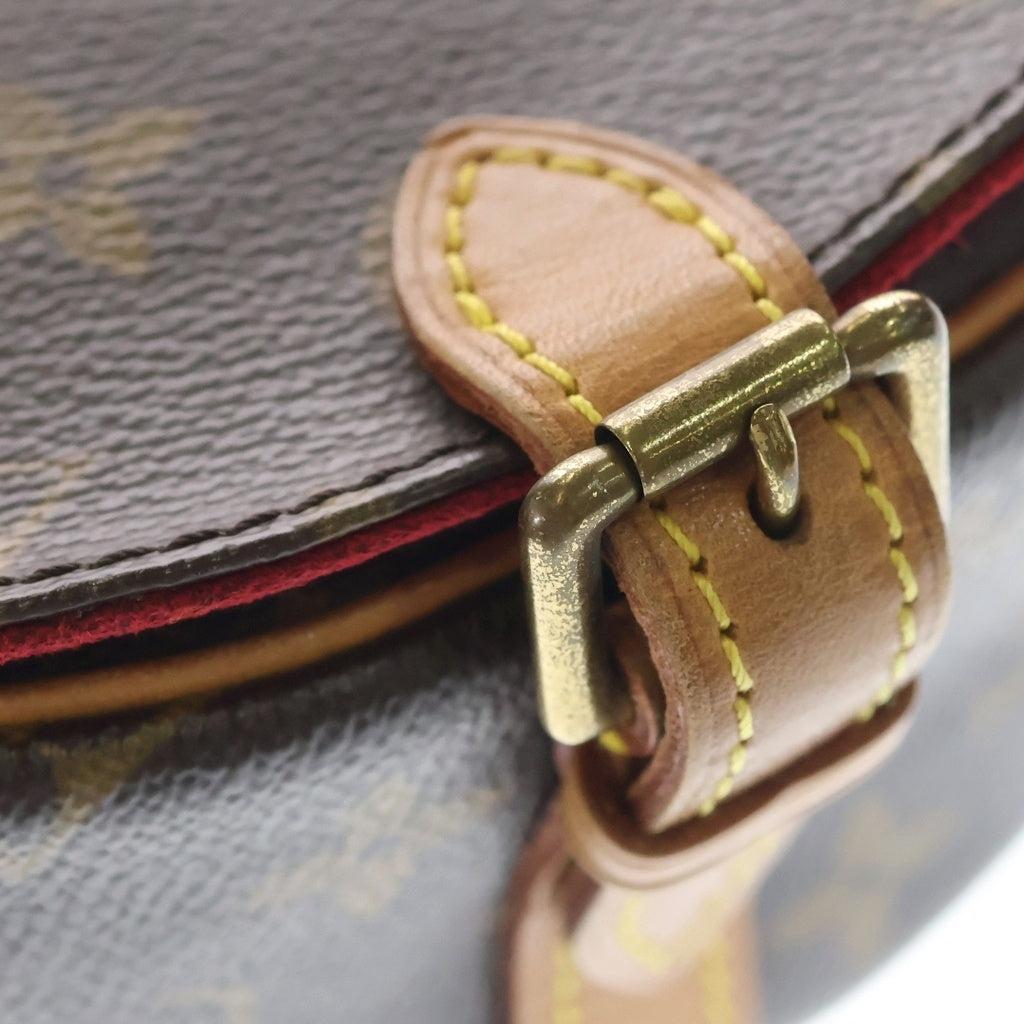 LOUIS VUITTON(ルイヴィトン) モノグラム タンブラン ショルダーバッグ ブラウン レザー×PVC M51179 ゴールド金具 レディース