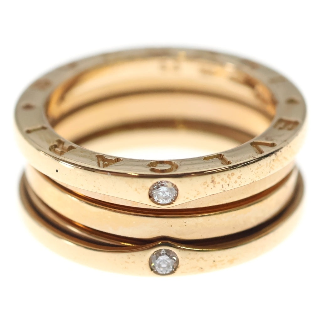 BVLGARI(ブルガリ) ビーゼロワン リング ダイヤ ピンクゴールド 2PD 750PG #53