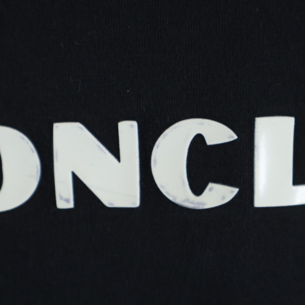 MONCLER(モンクレール) フロントロゴワッペン 半袖Tシャツ ブラック