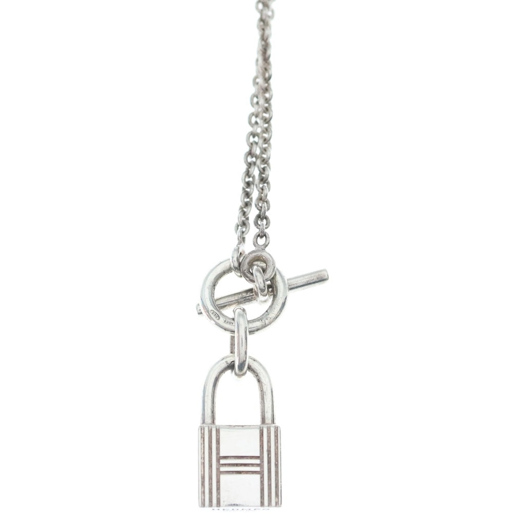 HERMES(エルメス) アミュレット ネックレス カデナモチーフ SV925 シルバー
