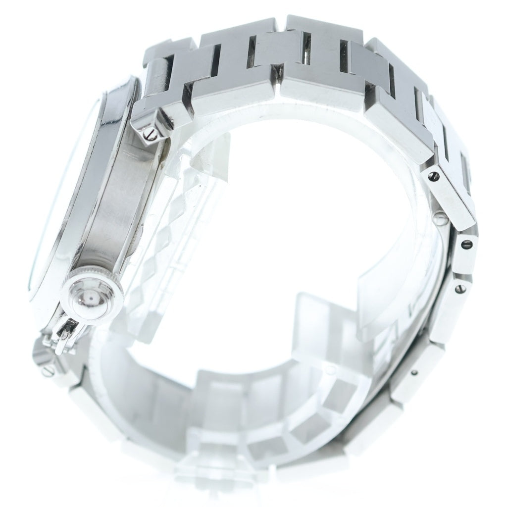 Cartier(カルティエ) パシャC ビッグデイト 白文字盤 自動巻き 腕時計 シルバー W31044M7