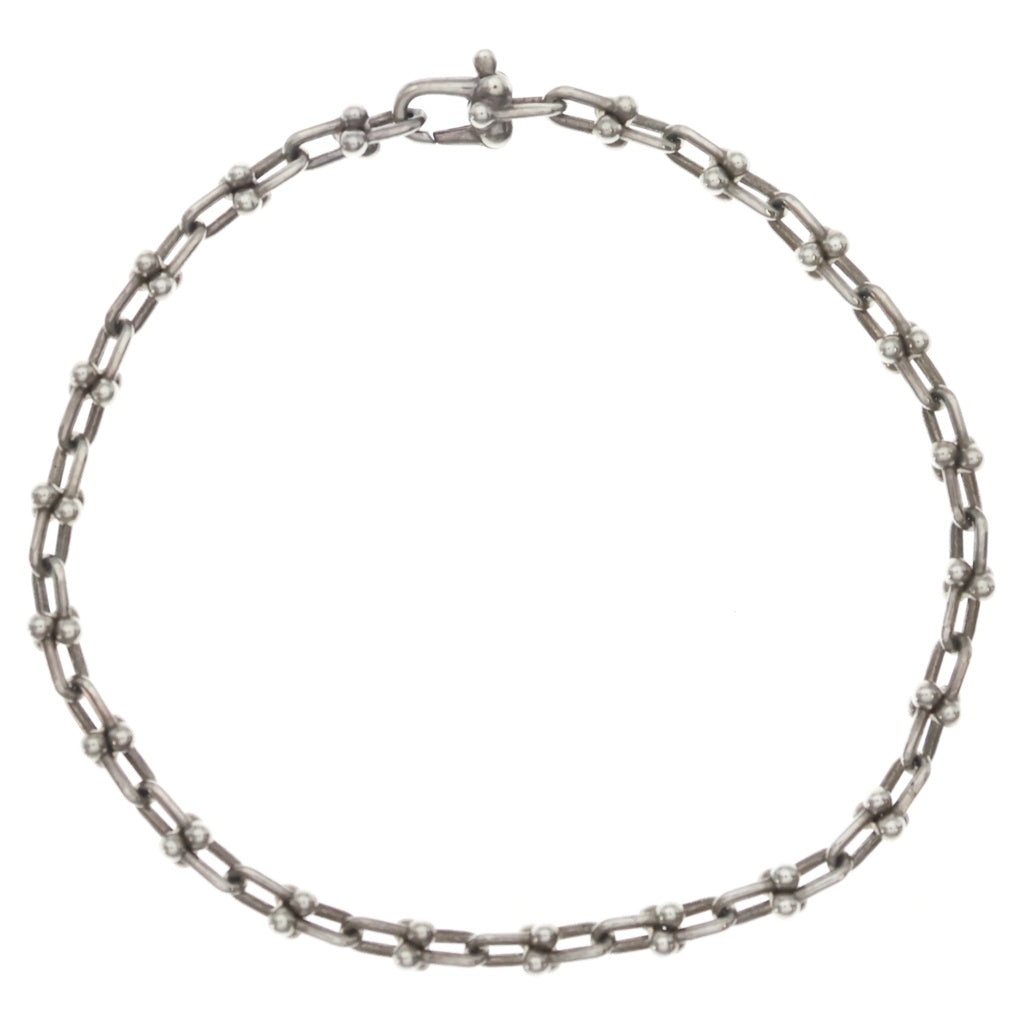 TIFFANY & Co.(ティファニー) ハードウェア マイクロリンク ブレスレット チェーン シルバー SV925 レディース